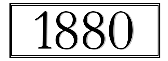 The 1880 Company Logo